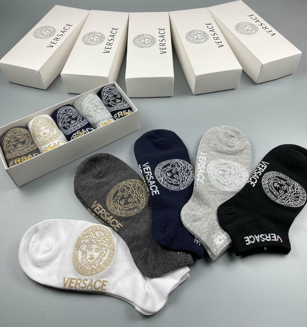Meia Versace 5 Pares