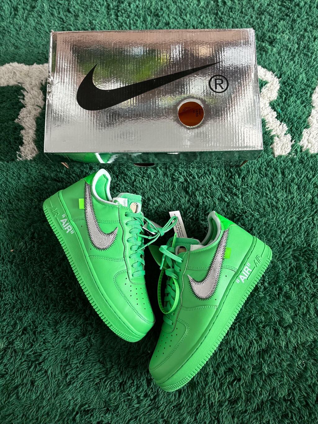 Tênis Nike Air Force 1 Low Off-White Brooklyn Green