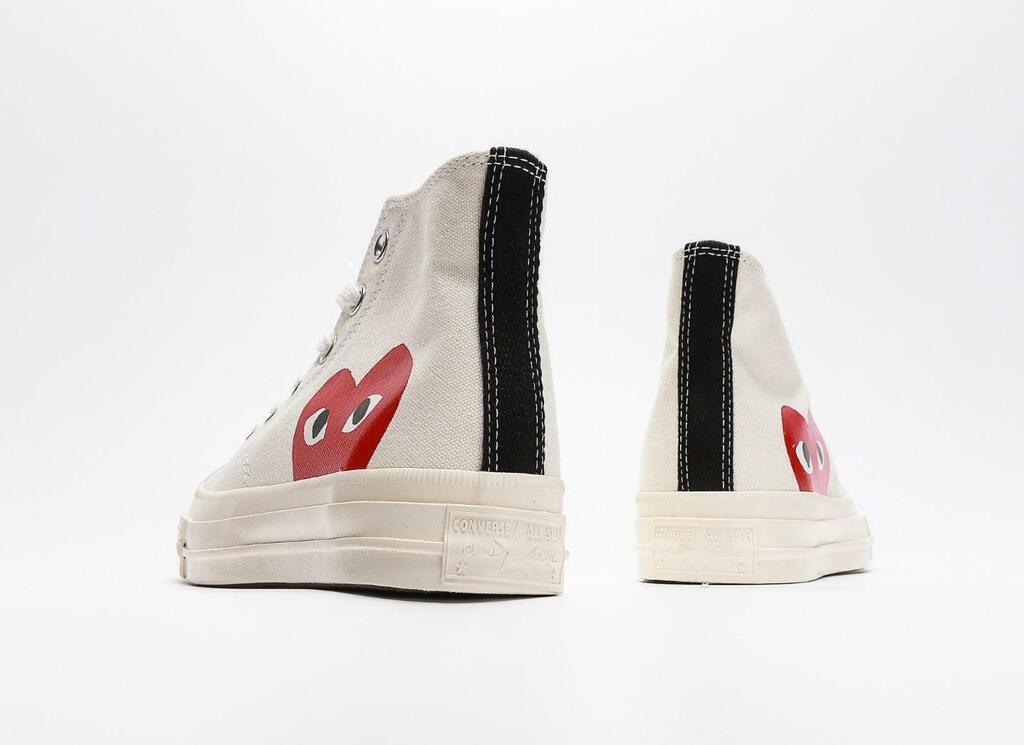 Comme des Garçons PLAY x Converse Chuck 70 White