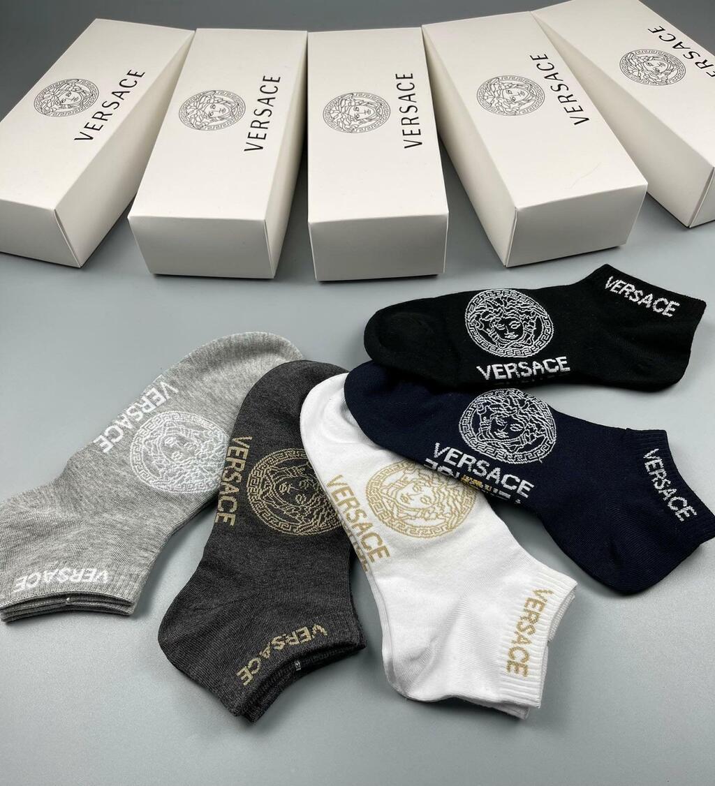 Meia Versace 5 Pares