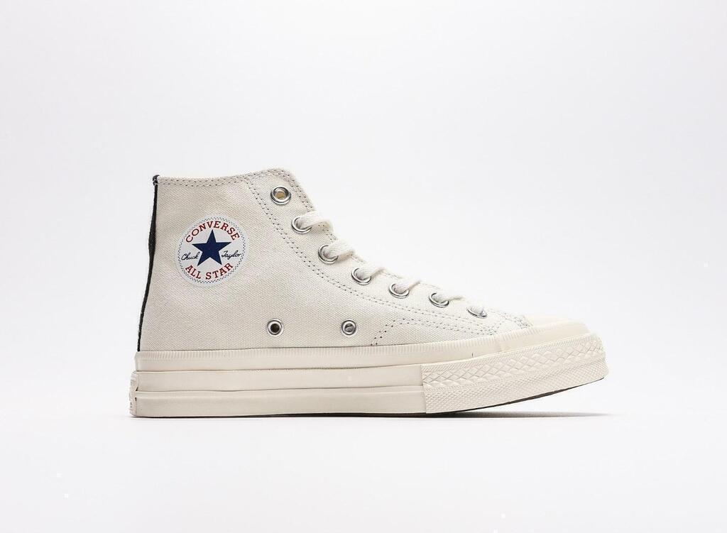 Comme des Garçons PLAY x Converse Chuck 70 White