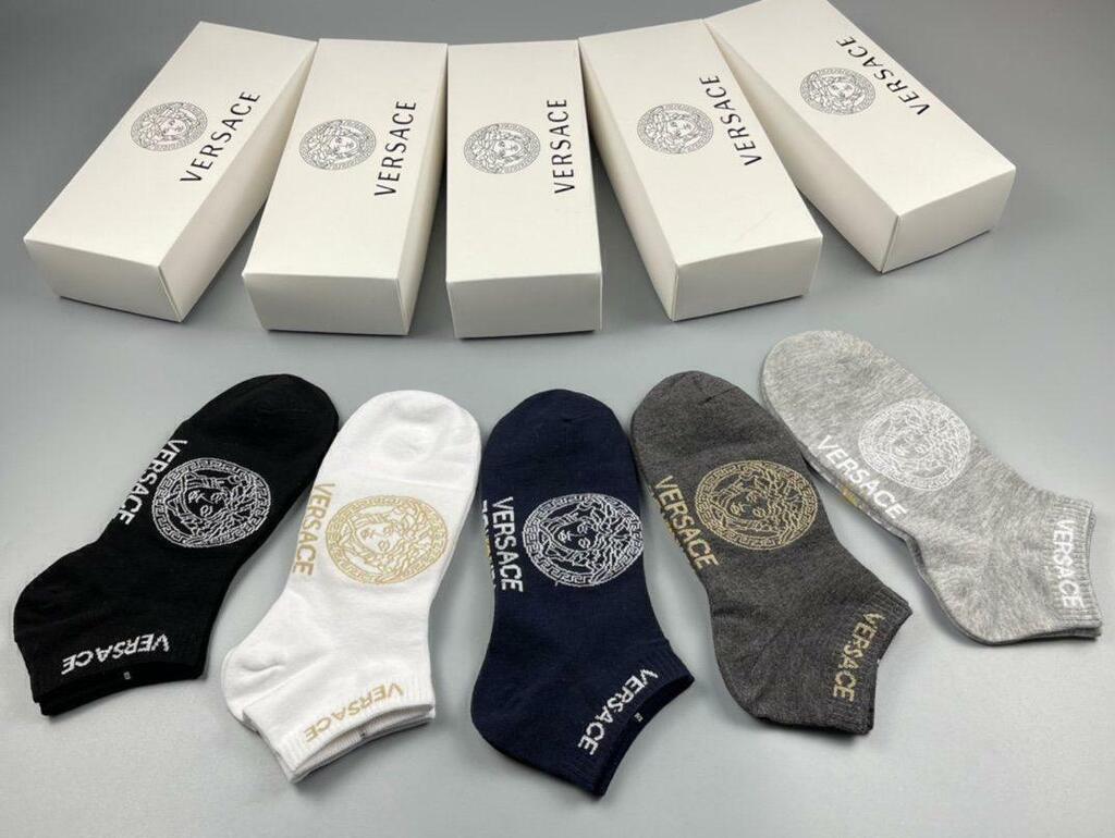 Meia Versace 5 Pares