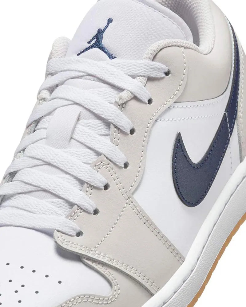 Nike Air Jordan 1 Low Midnight Navy Neutral Grey