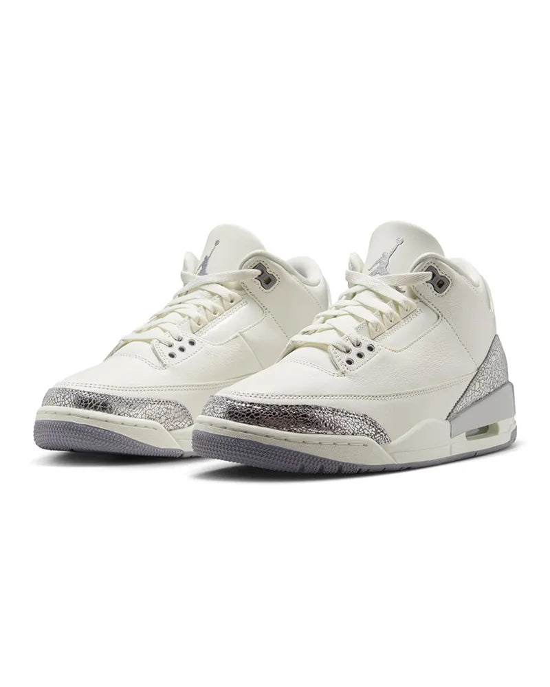 NIKE AIR JORDAN 3 SAIL AND CEMENT GREY