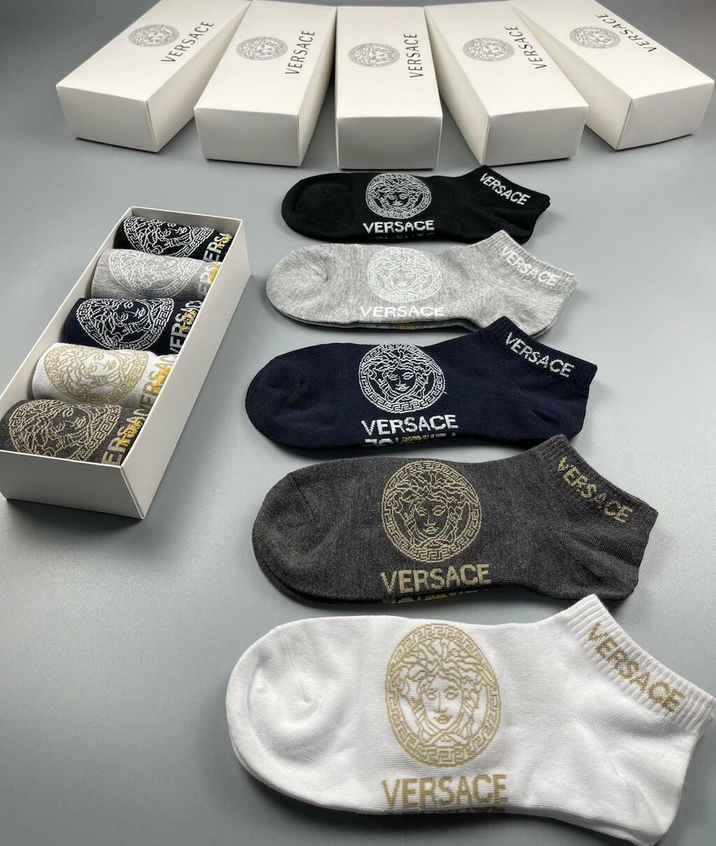 Meia Versace 5 Pares