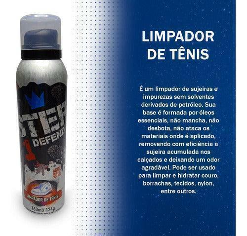 Kit Luxo Limpeza E Impermeabilização De Tênis Step Defend
