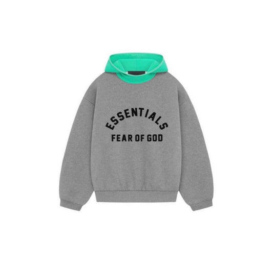 Moletom Fear of God Essentials Hoodie Light Heather Grey Nylon