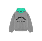 Moletom Fear of God Essentials Hoodie Light Heather Grey Nylon