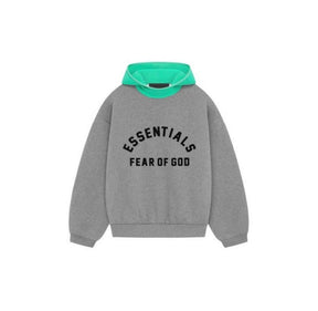Moletom Fear of God Essentials Hoodie Light Heather Grey Nylon