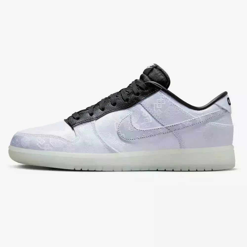CLOT x Fragment x Nike Dunk Low Black White