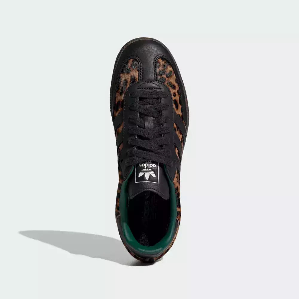 Adidas Samba OG Black Green Leopard