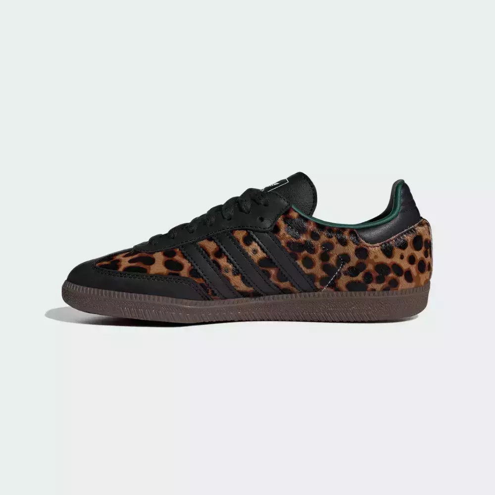 Adidas Samba OG Black Green Leopard