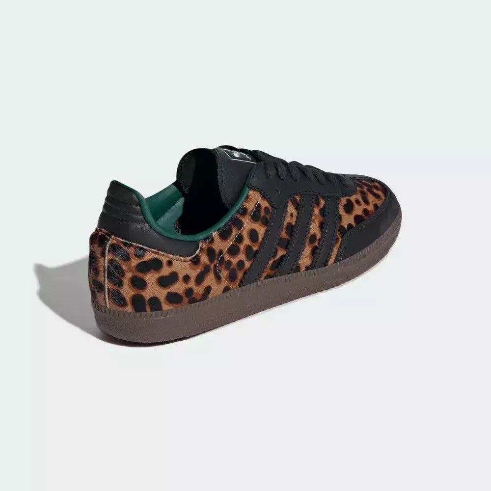 Adidas Samba OG Black Green Leopard