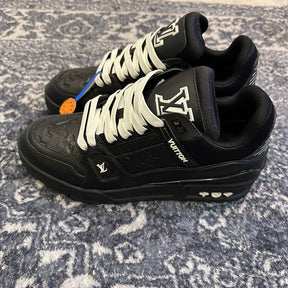 Louis Vuitton Trainer Black Embossed Monogram