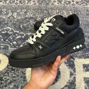 Louis Vuitton Trainer Black Embossed Monogram